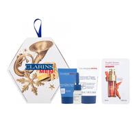 Clarins Men 12ml Moisturizing Balm + 30ml Facial Cleanser + 3ml Shaving Oil + 0.9ml Double Serum Light Sachet