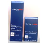 CLARINS MEN Super Moisture Balm 50ml FULL SIZE +12ml FREE New + Boxed