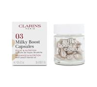 Clarins Milky Boost Capsules 30 x 0.2ml Radiance Nutrition 03 Peach Kernal Oil