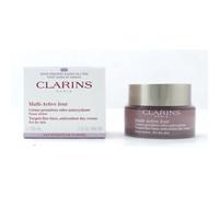 Clarins Multi-Active Day CreamMulti-Tasking MoisturizerVisibly Minimizes Fine LinesBoosts RadianceHydrates Smoothes and TonesDry Skin Type1.6 Ou