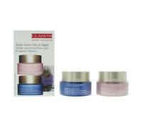 Clarins Multi-Active Day & Night Cream Gift Set - 2 x 50ml (Hydration & Anti-Aging)