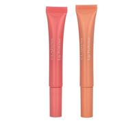 Clarins Natural Lip Perfector Duo - 01 Rose Shimmer & 02 Apricot Shimmer