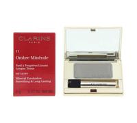 Clarins Ombre Minerale Smoothing And Long Lasting Mineral Eyeshadow, 11 Silver Green, 0.07 Ounce