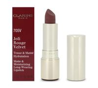 Clarins Pink Lipstick Joli Rouge Velvet Matte Colour 705V Soft Berry Lip Stick