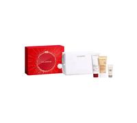 Clarins Radiance Care Expert Set Beauty Flash Balm 50ml, Foaming Cleanser 30ml + SOS Primer White 10ml