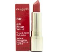 Clarins Rouge Velvet Lipstick 3.5g - 754V Deep Red