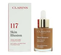Clarins Skin Illusion Natural Hydrating SPF 15 117 Hazelnut Foundation 30ml