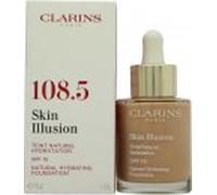 Clarins Skin Illusion Natural Hydrating Foundation SPF15 30ml - 108.5 Cashew