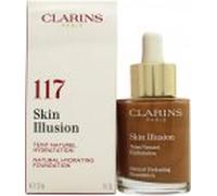 Clarins Skin Illusion Natural Hydrating Foundation SPF15 30ml - 117 Hazelnut
