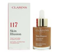 Clarins Skin Illusion Natural Hydrating Spf 15 117 Hazelnut Foundation 30ml