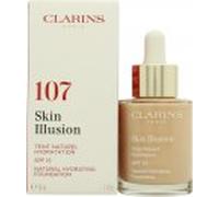 Clarins Skin Illusion Natural Radiance Foundation SPF15 30ml - 107 Beige