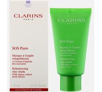 Clarins SOS Pure Rebalancing Clay Face Mask 75ml BRAND NEW - UK