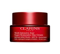 CLARINS Super Restorative Day Cream Broad Spectrum SPF 15 Sunscreen | Anti-Aging Moisturizer For Mature Skin Weakened By Hormonal Changes | Replenish