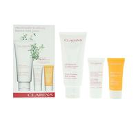 Clarins Toned & Visibly Firmer Gift Set: Body Lotion 200ml - Body Scrub 30ml - Tonic Bath & Shower 30ml