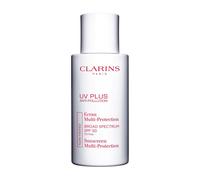 Clarins UV Plus Anti Pollution Sunscreen for Face | Broad Spectrum SPF 50 | Oil Free No White Cast | UVA/UVB and Pollution Protection | Protective An