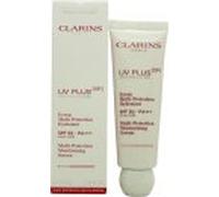 CLARINS UV PLUS MULTI-PROTECTION MOISTURIZING CREAM 50ML, ROSE, NEW & BOXED