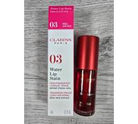 Clarins Water Lip Stain | 03 Red Water | 7ml/0.2fl.oz | New Boxed Authentic
