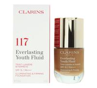 Clarins Everlasting Youth Fluid 117 Hazelnut Foundation 30ml