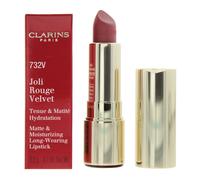 Clarins Womens Joli Rouge Velvet 732 V Grenadine Lipstick 3.5g - NA - One Size