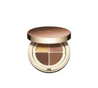 Clarins Women's Ombre 4 Colour Eyeshadow Palette in 04 Brown Sugar Gradation | Size: 4.2g Clarins 04 Brown Sugar Gradation 4.2g