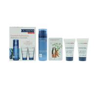 ClarinsMen Hydration Essentials Gift Set Face Balm Shower Gel, Face Wash 50ml