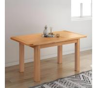 Clarion Dining Table - 4-6 Seater - 120cm-153cm - Extending - Oak