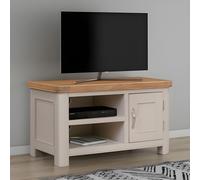 Clarion TV Unit - 1 Door - Oak and Grey