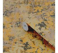Clarissa Hulse Canopy Antique Yellow & Gold Effect Smooth Wallpaper
