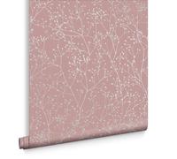 Clarissa Hulse Gypsophila Floral Wallpaper in Pink Clarissa Hulse Pink