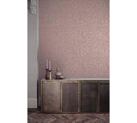Clarissa Hulse Gypsophila Shell Pink & Rose Gold Effect Smooth Wallpaper