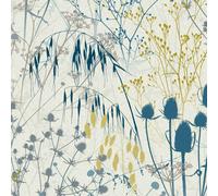 Summer Border Floral Wallpaper Clarissa Hulse Blue One Size
