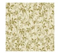 Clarissa Hulse Virginia Creeper Buttermilk & Gold Wallpaper | Yellow Leaves Design | Paste the Wall | Eco-Friendly