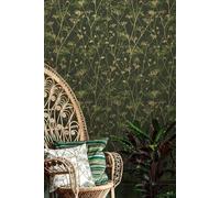 Wild Chervil Floral Wallpaper Clarissa Hulse Green One Size