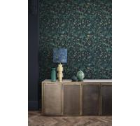 Wild Chervil Floral Wallpaper Clarissa Hulse Navy One Size
