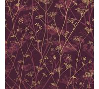 Clarissa Hulse Wild Chervil Wallpaper | Damson & Gold