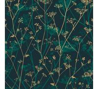 Wild Chervil Floral Wallpaper Clarissa Hulse Navy One Size