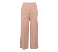 Clarissa Knit Trousers - female - Baobab Collection - Wide Trousers - Beige - M - Trousers M