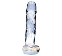 Clarity Seraphic Opus - glass G-spot dildo (clear)