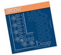 Clarity Stamps King Henry Lace Duet A5 Square Groovi Piercing Grid (Straight)