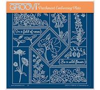 Clarity Stamps Linda Williams' Be a Wildflower - Easy Layout A5 Square Groovi Plate