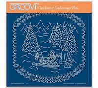 Clarity Stamps - Linda Williams' Deep in The Forest - Christmas Treasures A5 Square Groovi Plate