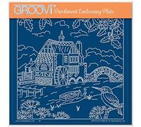 Clarity Stamps Linda Williams' The Old Water Mill A5 Square Groovi Plate