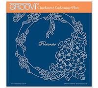 Clarity Stamps Linda's Primrose & Lace A5 Square Groovi Plate