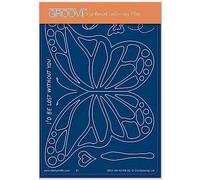 Clarity Stamps Monarch Butterfly A6 Groovi Plate