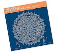 Clarity Stamps Tina's Spiritual Devotion Mandala A5 Square Groovi Plate