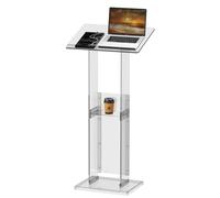 ClarityCraze Acrylic Podium Stand Transparent（Clear）
