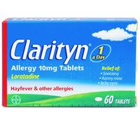 Clarityn Allergy 10mg Tablets - 60 Tablets