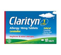 Clarityn Allergy Relief Tablets 10 Pack | Loratadine Antihistamine Tablets | 24 Hour Relief from Hay Fever & Allergy Symptoms