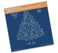 Claritystamp Christmas Tree A5 Square Groovi Plate