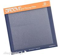 Claritystamp Groovi Diagonal Grid Parchment Piercing Plate